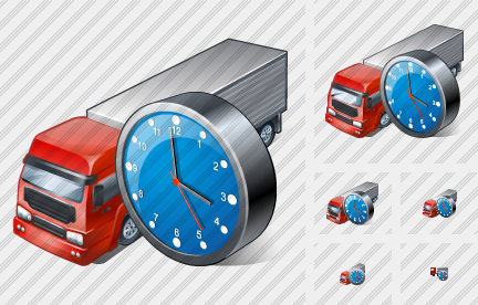 Icône Truck Clock
