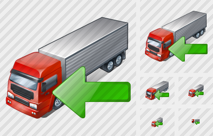 Truck Import Symbol