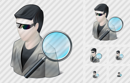 Icono User Sun Glasses Search 2