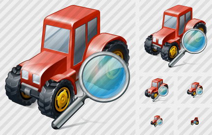 Wheeled Tractor Search Symbol