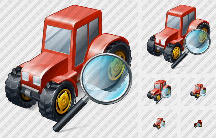 Wheeled Tractor Search 2 Symbol