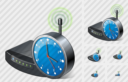 Icono Wi Fi Spot Clock