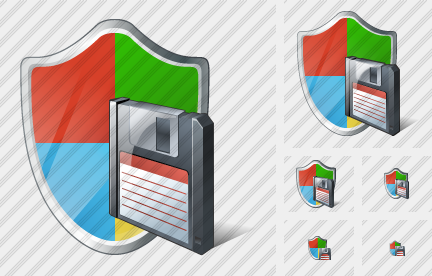 Icono Windows Security Save