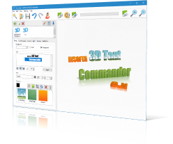 3D Text-Ersteller: 3D Text Commander