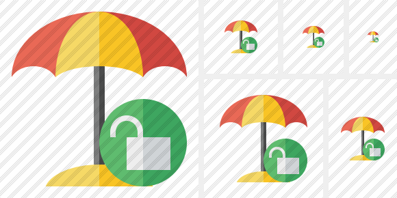 Icono Beach Umbrella Unlock