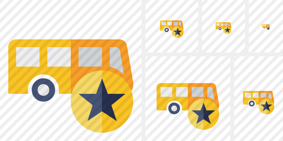 Bus Star Symbol