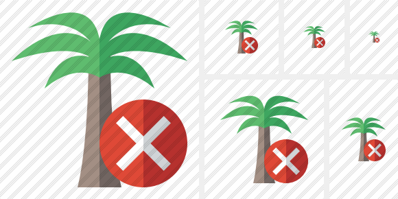 Palmtree Cancel Symbol