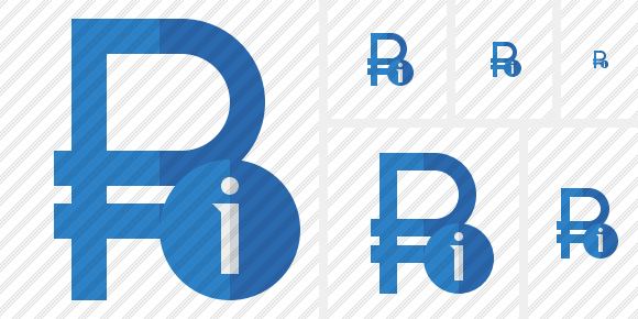 Ruble Information Symbol