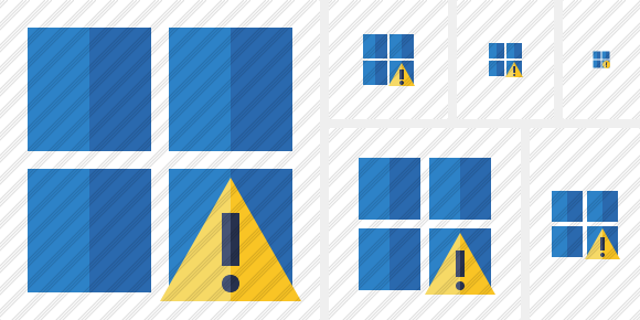 Icône Windows Warning