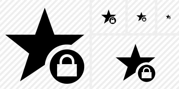 Star Lock Symbol