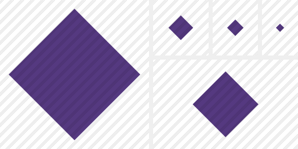 Icône Rhombus Purple