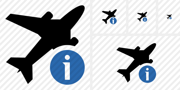 Icône Airplane Information