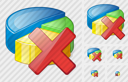 Pie Chart Delete Symbol