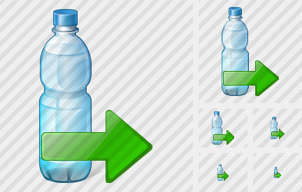 Icône Water Bottle Export