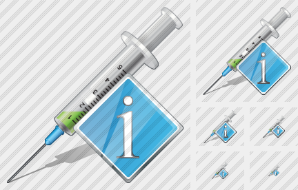 Icône Syringe Info