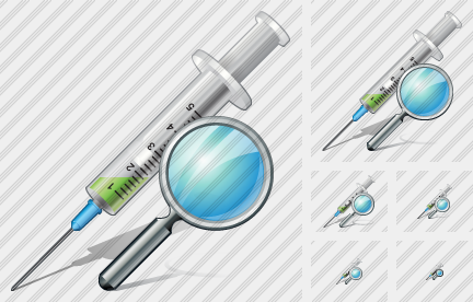 Icône Syringe Search